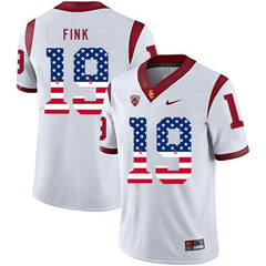 USC Matt Fink 19 White Jersey 2018-2019