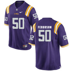 LSU Reid Ferguson 50 Purple Jersey 2018 - 2019