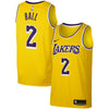 Image of Lonzo Ball Los Angeles Lakers Gold Swingman Jersey 2018 - 2019