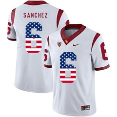 USC Mark Sanchez 6 White Jersey 2018 - 2019