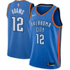 Image of Steven Adams Oklahoma City Thunder Blue Swingman Jersey 2018 - 2019