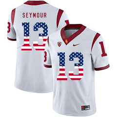 USC Kevon Seymour 13 White Jersey 2018 - 2019