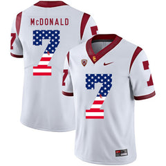 USC T.J. McDonald 7 White Jersey 2018 - 2019