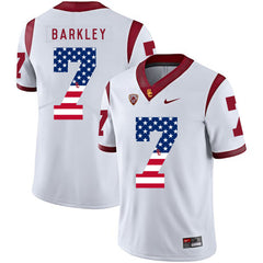 USC Matt Barkley 7 White Jersey 2018-2019