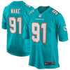 Image of Miami Dolphins Cameron Wake Aqua Jersey 2018 - 2019