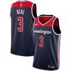 Image of Bradley Beal Washington Wizards Navy Swingman Jersey 2018 - 2019