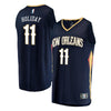 Image of Jrue Holiday New Orleans Pelicans Navy Swingman Jersey 2018 - 2019