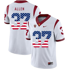 USC Javorius Allen 37 White Jersey 2018 - 2019
