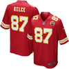 Image of Kansas City Chiefs Travis Kelce red Jersey 2018 - 2019