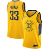 Image of Myles Turner Indiana Pacers Gold Swingman Jersey 2018 - 2019