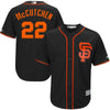 Image of Andrew McCutchen San Francisco Giants Majestic Cool Base Player Replica Jersey – Black