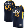 Image of Donovan Mitchell Utah Jazz Navy Swingman Jersey 2018 - 2019