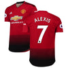 Image of Alexis Sanchez Manchester United 2018/19 Home Player Jersey – Red