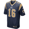 Image of Jared Goff Los Angeles Rams Player Game Jersey  Navy