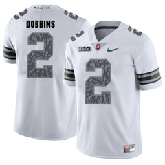 Ohio State J.K. Dobbins 2 White Jersey 2018 - 20193