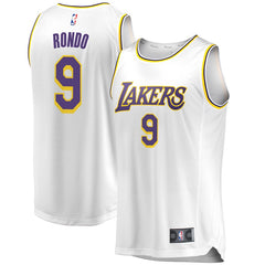 Rajon Rondo Los Angeles Lakers Branded Fast Break Jersey - Association Edition – White