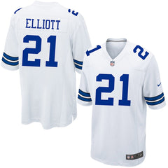 Ezekiel Elliott Dallas Cowboys Game Jersey - White 2018/2019