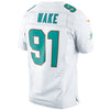 Image of Cameron Wake Miami Dolphins Elite Jersey - White 2018/2019