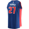 Image of Zaza Pachulia Detroit Pistons Branded Fast Break Jersey - Icon Edition - Blue