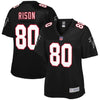 Image of Andre Rison Atlanta Falcons Pro Line Women's Retired Player Jersey – Black 2018/2019