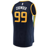 Image of Jae Crowder Utah Jazz Branded Fast Break Player Jersey Navy- Icon Edition