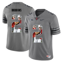 Ohio State J.K. Dobbins 2 Gray Jersey 2018 - 2019