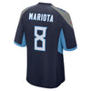 Image of Marcus Mariota Tennessee Titans New Game Jersey – Navy 2018/2019