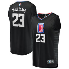 Lou Williams LA Clippers Branded Fast Break Jersey Black - Statement Edition