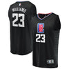 Image of Lou Williams LA Clippers Branded Fast Break Jersey Black - Statement Edition