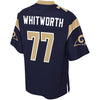 Image of Andrew Whitworth Los Angeles Rams NFL Pro Line Player Jersey - Navy