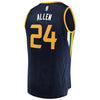 Image of Grayson Allen Utah Jazz Branded Fast Break Jersey Navy - Icon Edition