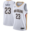 Image of Anthony Davis New Orleans Pelicans Swingman Jersey White - Association Edition