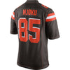 Image of David Njoku Cleveland Browns Game Jersey - Brown 2018/2019