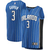 Image of Troy Caupain Orlando Magic Branded Fast Break Jersey - Icon Edition - Blue