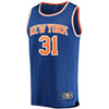 Image of Ron Baker New York Knicks Branded Fast Break Road Player Jersey Royal - Icon Edition