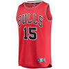 Image of Chandler Hutchison Chicago Bulls Branded 2018 NBA Draft First Round Pick Fast Break Jersey Red – Icon Edition