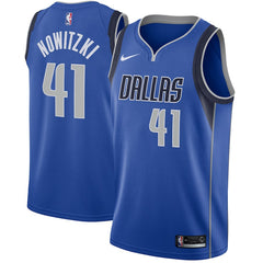 Dirk Nowitzki Dallas Mavericks Swingman Jersey Royal - Icon Edition