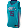 Image of Kemba Walker Charlotte Hornets Jordan Blue Swingman Jersey 2018 - 2019