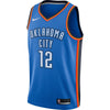 Image of Steven Adams Oklahoma City Thunder Blue Swingman Jersey 2018 - 2019