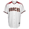 Image of Zack Greinke Arizona Diamondbacks Majestic Official Cool Base Player Jersey - White/Sedona Red