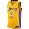 Image of Lonzo Ball Los Angeles Lakers Yellow Swingman Jersey 2018 - 2019