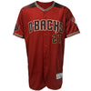 Image of Zack Greinke Arizona Diamondbacks Majestic Official Cool Base Player Jersey - Sedona Red/Black