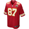 Image of Kansas City Chiefs Travis Kelce red Jersey 2018 - 2019