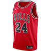 Image of Lauri Markkanen Chicago Bulls Red Swingman Jersey 2018 - 2019