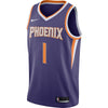 Image of Devin Booker Phoenix Suns Purple Swingman Jersey 2018 - 2019