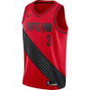 Image of C.J. McCollum Portland Trail Blazers Red Swingman Jersey 2018 - 2019