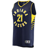 Image of Thaddeus Young Indiana Pacers Navy Swingman Jersey 2018 - 2019