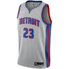 Image of Blake Griffin Detroit Pistons Silver Swingman Jersey 2018 - 2019