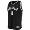 Image of Spencer Dinwiddie Brooklyn Nets Black Swingman Jersey 2018 - 2019