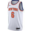 Image of Kristaps Porzingis New York Knicks White Swingman Jersey 2018 - 2019